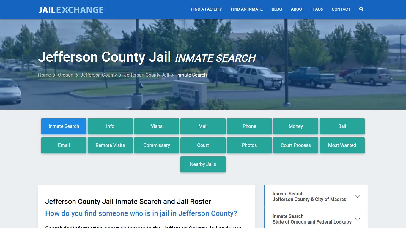 Jefferson County Jail Inmate Search - Jail Exchange